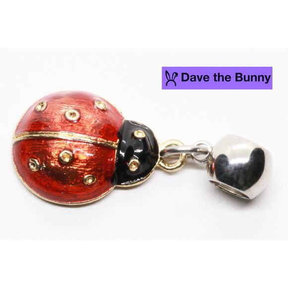 Elegant Lady Bug Charm for Jewelry - Perfect Ladybug Gifts - Picture 3 of 4